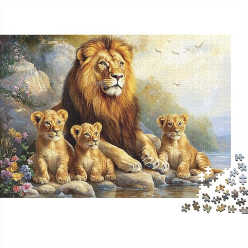 Entzückende Tiere, pädagogisches Puzzlespiel für Erwachsene ab 12 Jahren, geeignet für Familienunterhaltung, 1000 Teile (75 x 50 cm) von CKMSMCS