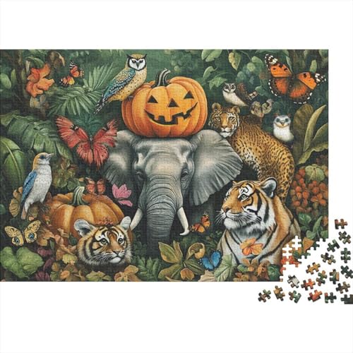 Entzückende Tiere, pädagogisches Puzzlespiel für Erwachsene ab 12 Jahren, geeignet für Familienunterhaltung, 1000 Teile (75 x 50 cm) von CKMSMCS