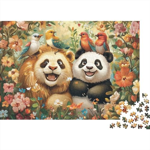 Entzückende Tiere, pädagogisches Puzzlespiel für Erwachsene ab 12 Jahren, geeignet für Familienunterhaltung, 1000 Teile (75 x 50 cm) von CKMSMCS