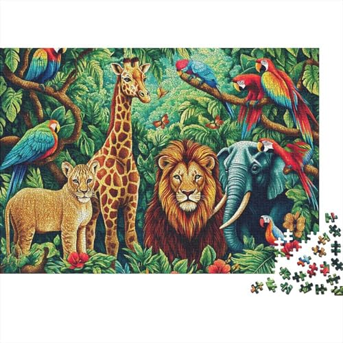Entzückende Tiere, pädagogisches Puzzlespiel für Erwachsene ab 12 Jahren, geeignet für Familienunterhaltung, 300 Teile (40 x 28 cm) von CKMSMCS