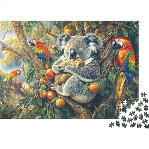 Entzückende Tiere, pädagogisches Puzzlespiel für Erwachsene ab 12 Jahren, geeignet für Familienunterhaltung, 300 Teile (40 x 28 cm) von CKMSMCS