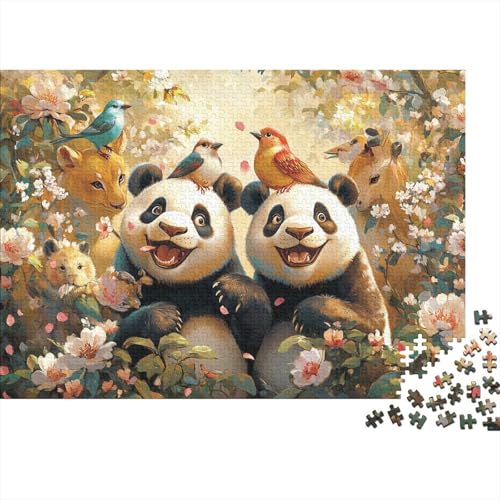 Entzückende Tiere, pädagogisches Puzzlespiel für Erwachsene ab 12 Jahren, geeignet für Familienunterhaltung, 500 Teile (52 x 38 cm) von CKMSMCS