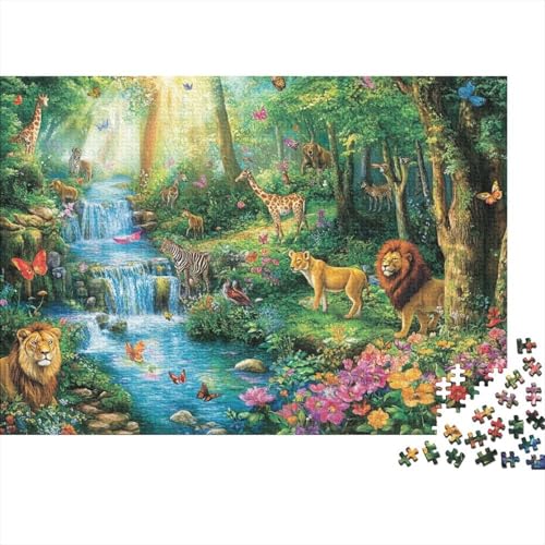 Entzückende Tiere. Anspruchsvolles Lernspiel für Kinder und Erwachsene. EIN tolles Geschenk. 300 Teile (40 x 28 cm). von CKMSMCS