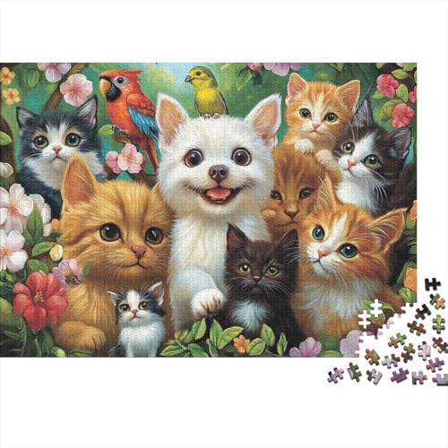 Entzückende Tiere. Anspruchsvolles Lernspiel für Kinder und Erwachsene. EIN tolles Geschenk. 300 Teile (40 x 28 cm). von CKMSMCS