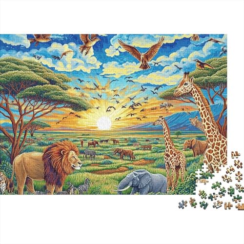 Entzückende Tiere. EIN lustiges Familienspiel, geeignet für Erwachsene, Jugendliche und Kinder mit hohem Schwierigkeitsgrad. 300 Teile (40 x 28 cm) von CKMSMCS