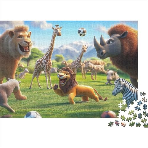 Entzückende Tiere. EIN lustiges Familienspiel, geeignet für Erwachsene, Jugendliche und Kinder mit hohem Schwierigkeitsgrad. 300 Teile (40 x 28 cm) von CKMSMCS