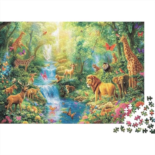 Entzückende Tiere. Lernspiele für Erwachsene und Kinder Freunde und Familie. 1000 Teile (75 x 50 cm). von CKMSMCS