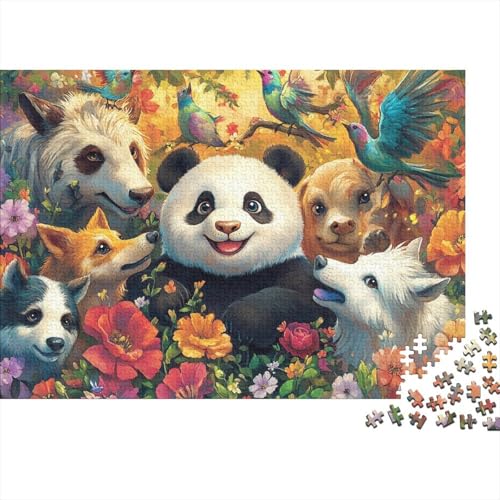 Entzückende Tiere. Lernspiele für Erwachsene und Kinder Freunde und Familie. 1000 Teile (75 x 50 cm). von CKMSMCS