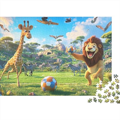 Entzückende Tiere. Lernspiele für Erwachsene und Kinder Freunde und Familie. 1000 Teile (75 x 50 cm). von CKMSMCS