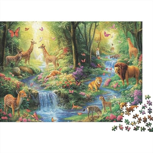Entzückende Tiere. Lernspiele für Erwachsene und Kinder Freunde und Familie. 300 Teile (40 x 28 cm). von CKMSMCS