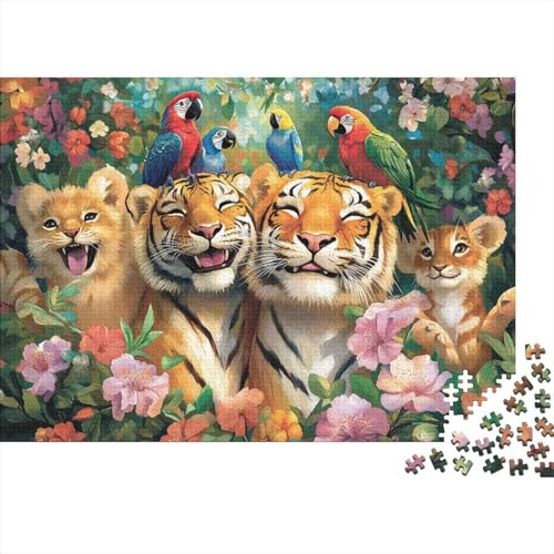 Entzückende Tiere. Lernspiele für Erwachsene und Kinder Freunde und Familie. 300 Teile (40 x 28 cm). von CKMSMCS