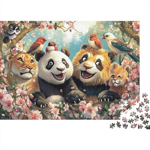 Entzückende Tiere. Lernspiele für Erwachsene und Kinder Freunde und Familie. 300 Teile (40 x 28 cm). von CKMSMCS