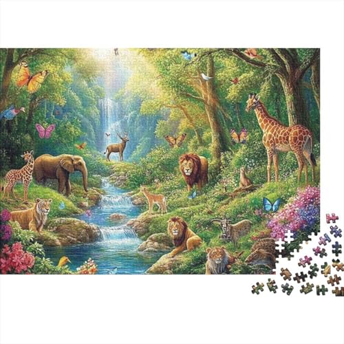 Entzückende Tiere. Lernspiele für Erwachsene und Kinder Freunde und Familie. 300 Teile (40 x 28 cm). von CKMSMCS