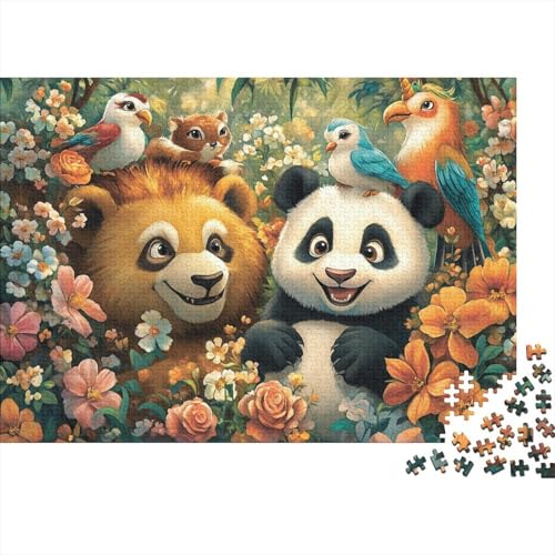 Entzückende Tiere. Lernspiele für Erwachsene und Kinder Freunde und Familie. 300 Teile (40 x 28 cm). von CKMSMCS