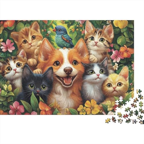 Entzückende Tiere. Sehr interessantes Lernspiel mit einzigartiger Form und voller Überraschungen. 300 Teile (40 x 28 cm) von CKMSMCS