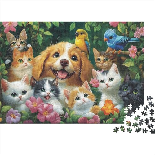 Entzückende Tiere. Sehr interessantes Lernspiel mit einzigartiger Form und voller Überraschungen. 500 Teile (52 x 38 cm) von CKMSMCS