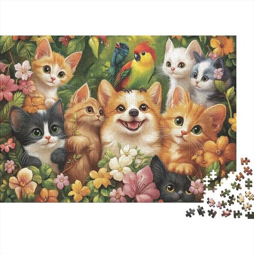Entzückende Tiere. Sehr interessantes Lernspiel mit einzigartiger Form und voller Überraschungen. 500 Teile (52 x 38 cm) von CKMSMCS
