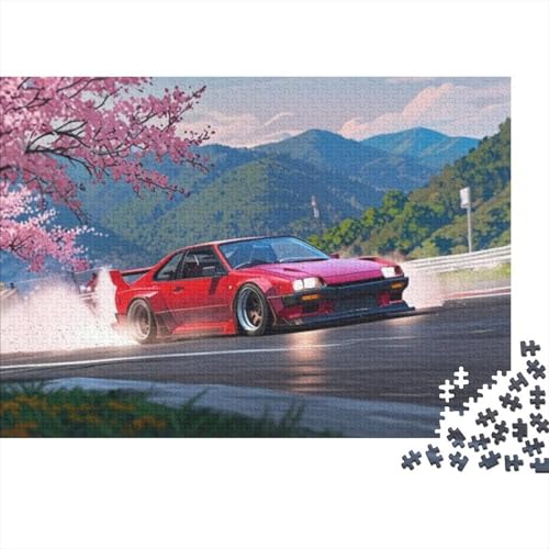 Fahrzeug-Sportwagen, Familienspaß, Lernspiele, geeignet für Kinder und Erwachsene, hoher Schwierigkeitsgrad, 1000 Teile (75 x 50 cm) von CKMSMCS