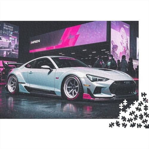 Fahrzeug-Sportwagen, einzigartige Puzzles für Erwachsene, farbenfroh, unterhaltsam, herausfordernd, knifflig, Puzzle für Erwachsene, 300 Teile (40 x 28 cm) von CKMSMCS