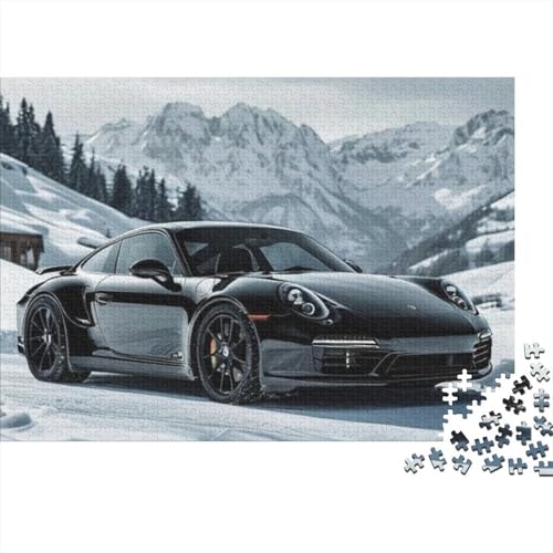 Fahrzeug-Sportwagen-Puzzle, Lernspiel, Herausforderung, Spielzeug, Geschenk, Puzzles für Erwachsene und Kinder ab 14 Jahren, 500 Teile (52 x 38 cm) von CKMSMCS