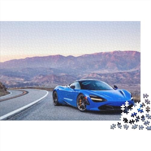 Fahrzeug-Sportwagen-Puzzle für Erwachsene, extrem schwierig, geeignet für Jugendliche ab 14 Jahren und Erwachsene, geeignet als Geschenk, 300 Teile (40 x 28 cm) von CKMSMCS