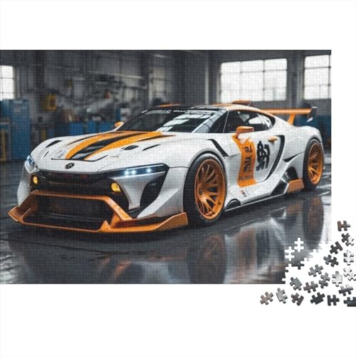Fahrzeug-Sportwagen-Puzzles, ab 14 Jahren, für Erwachsene, Puzzles für Erwachsene, Familien-Puzzlespiel, Geburtstagsgeschenke, Herausforderung, hoher Schwierigkeitsgrad, 500 Teile (52 x 38 cm) von CKMSMCS