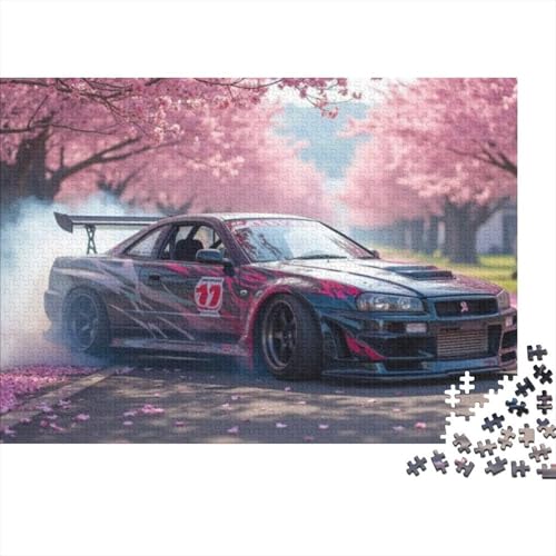 Fahrzeug-Sportwagen-Puzzles für Erwachsene, Puzzle, luxuriös, einzigartige Form, Bunte Puzzles, Geschenk-Puzzle für Familienspiele und Heimdekoration, 500 Teile (52 x 38 cm) von CKMSMCS