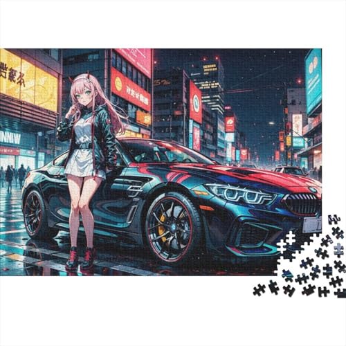 Fahrzeug-Sportwagen-Puzzles für Erwachsene, Puzzles, geeignet für Familienspiele, geeignet für Spieleabende, Puzzles für Erwachsene, Geschenke, 500 Teile (52 x 38 cm) von CKMSMCS