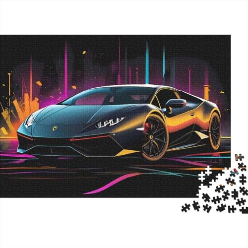 Fahrzeug-Sportwagen-Puzzles für Erwachsene, Puzzles für Erwachsene, Puzzle, Lernspiele, 500 Teile (52 x 38 cm) von CKMSMCS