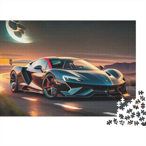 Fahrzeug-Sportwagen-Puzzles für Erwachsene, Puzzles für Erwachsene, anspruchsvolle Puzzles, Puzzlespiel für die ganze Familie, für Frauen, Geschenke für Männer, 300 Teile (40 x 28 cm) von CKMSMCS