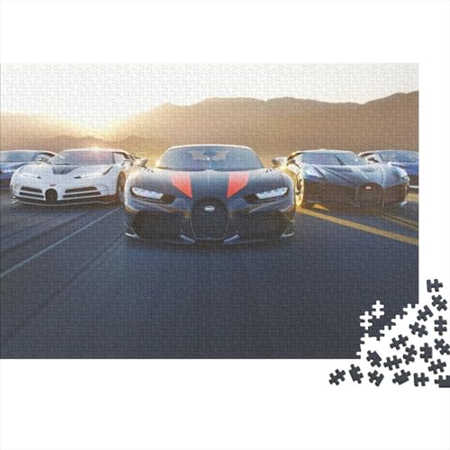 Fahrzeug-Sportwagen-Puzzles für Erwachsene, Puzzles für Jugendliche, Puzzleteile, Lernspiele, einzigartiges Geschenk zum Geburtstag und zu Weihnachten, 1000 Teile (75 x 50 cm) von CKMSMCS