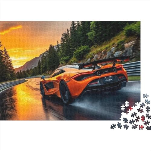 Fahrzeug-Sportwagen-Puzzles für Erwachsene, Puzzles für Unmögliches, Puzzle für Erwachsene, Lernspiele, 300 Teile (40 x 28 cm) von CKMSMCS