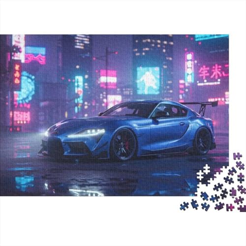 Fahrzeug-Sportwagen-Puzzles für Erwachsene, Wanddekoration für Zuhause, anspruchsvolle Puzzles, geeignet für Spieleabende, 300 Teile (40 x 28 cm) von CKMSMCS
