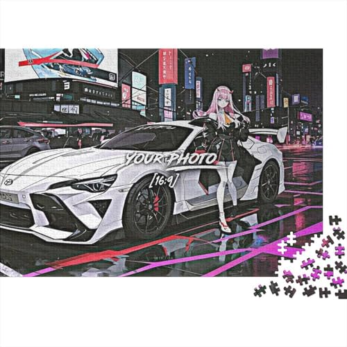 Fahrzeug-Sportwagen-Puzzles für Erwachsene, unglaublich schwierig, anspruchsvolle Puzzles für Erwachsene, geeignet als Geburtstagsgeschenk, 1000 Teile (75 x 50 cm) von CKMSMCS