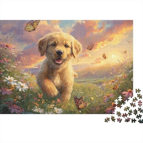 Hund, entzückende Hunde-Lernspiele für Erwachsene und Kinder Freunde und Familie, 1000 Teile (75 x 50 cm) von CKMSMCS