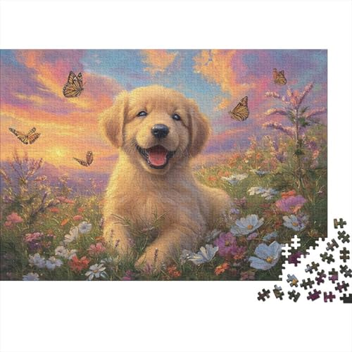 Hund, entzückende Hunde-Lernspiele für Erwachsene und Kinder Freunde und Familie, 1000 Teile (75 x 50 cm) von CKMSMCS