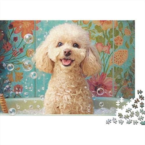 Hund, entzückender Hund, Lernspiel, Herausforderung, Spielzeug, Geschenk, Puzzle für Erwachsene und Kinder ab 14 Jahren, 1000 Teile (75 x 50 cm) von CKMSMCS