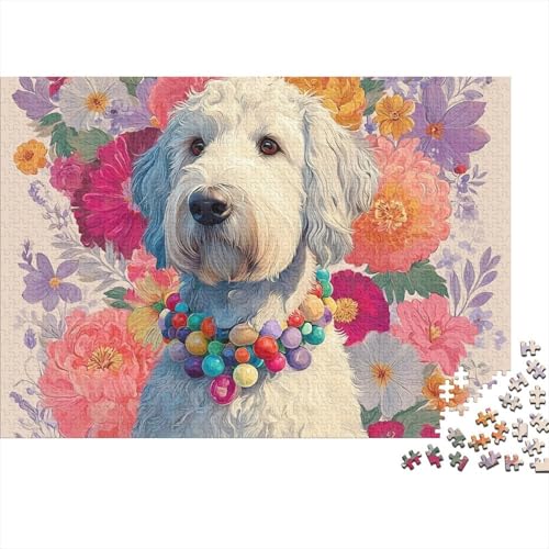 Hund, entzückender Hund, Lernspiel, Herausforderung, Spielzeug, Geschenke, Puzzles für Erwachsene und Kinder ab 14 Jahren, 300 Teile (40 x 28 cm) von CKMSMCS