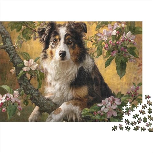 Hund, entzückender Hund, Lernspiel, Herausforderung, Spielzeug, Geschenke, Puzzles für Erwachsene und Kinder ab 14 Jahren, 300 Teile (40 x 28 cm) von CKMSMCS