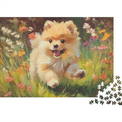 Hund, entzückender Hund, Lernspiel, Herausforderung, Spielzeug, Geschenke, Puzzles für Erwachsene und Kinder ab 14 Jahren, 300 Teile (40 x 28 cm) von CKMSMCS