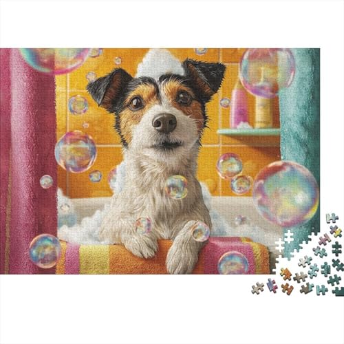 Hund, entzückender Hund, Lernspiel, Spaß, extrem schwierig zu vervollständigen, geeignet für Familienunterhaltung, 300 Stück (40 x 28 cm) von CKMSMCS