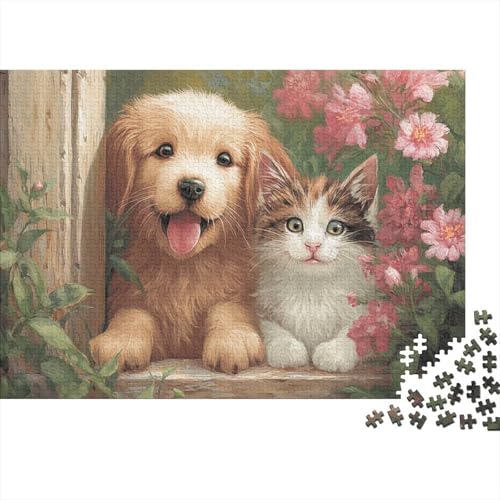 Hund, entzückender Hund, Lernspiel, Spaß, extrem schwierig zu vervollständigen, geeignet für Familienunterhaltung, 500 Teile (52 x 38 cm) von CKMSMCS