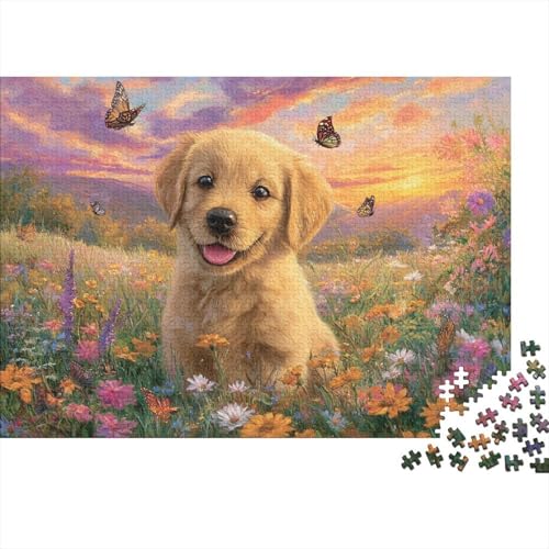 Hund, entzückender Hund, Lernspiele, anspruchsvolle Puzzlespiele, Geschenkideen für Frauen und Männer, 300 Teile (40 x 28 cm) von CKMSMCS