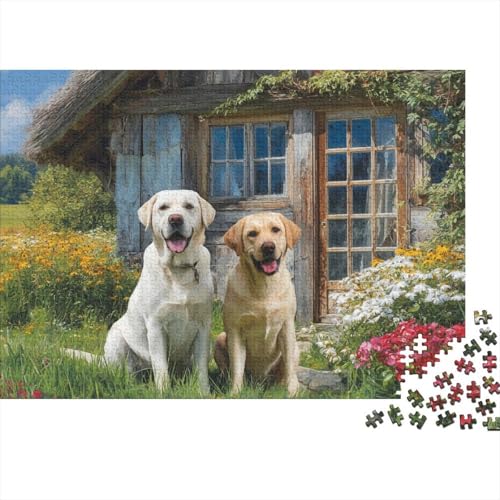 Hund, entzückender Hund, Lernspiele für Jungen und Mädchen, pädagogische Puzzlespiele, geeignet für Familienunterhaltung, sehr interessant, 500 Teile (52 x 38 cm) von CKMSMCS