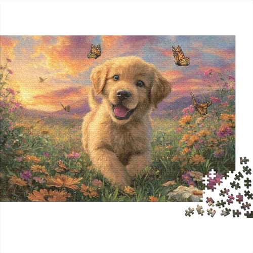 Hund, entzückender Hund, cool und perfekt für die Heimdekoration, anspruchsvolles Puzzle, geeignet als Geschenk, 500 Teile (52 x 38 cm) von CKMSMCS