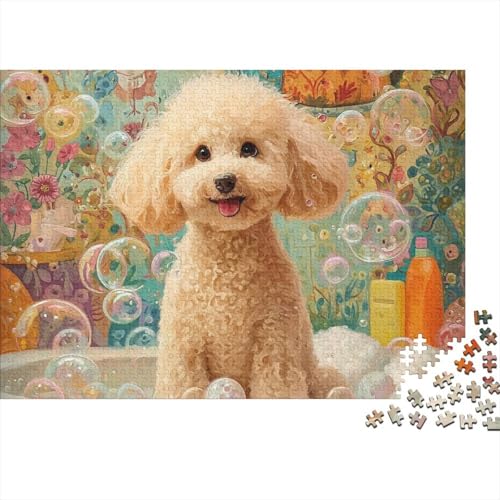 Hund, entzückender Hund, einzigartiges pädagogisches Puzzlespiel mit hohem Schwierigkeitsgrad, geeignet für Kinder und Erwachsene, 500 Teile (52 x 38 cm) von CKMSMCS