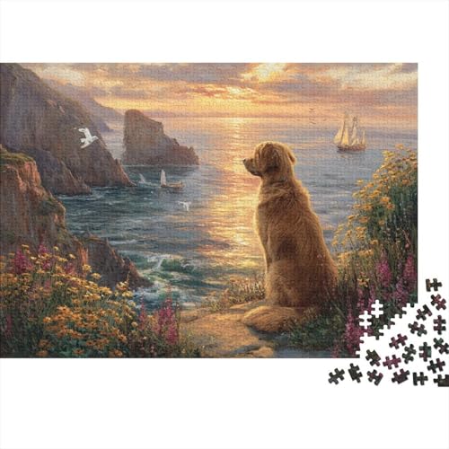 Hund, entzückender Hund, geeignet für Familienunterhaltung, süß und lustig, hoher Schwierigkeitsgrad, 300 Stück (40 x 28 cm) von CKMSMCS