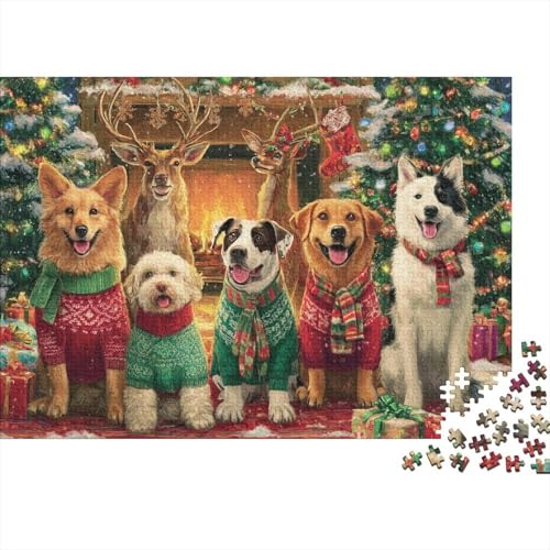 Hund, entzückender Hund, lustiges Lernspiel, geeignet für die ganze Familie, hoher Schwierigkeitsgrad, Aber Nicht langweilig, 300 Teile (40 x 28 cm) von CKMSMCS