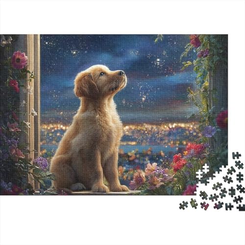 Hund, entzückender Hund, pädagogisches Puzzlespiel für Jugendliche und Erwachsene, cool und lustig, super herausfordernd, 500 Teile (52 x 38 cm) von CKMSMCS