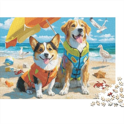 Hund, entzückender Hund, sehr interessantes Lernspiel mit einzigartiger Form und voller Überraschungen, 300 Teile (40 x 28 cm) von CKMSMCS